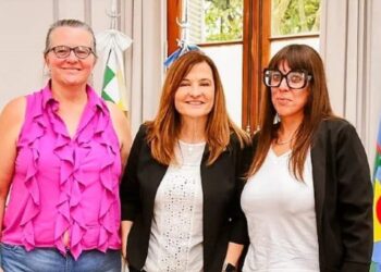 Virginia Lopes Frasca, Estela Díaz y Silvia Zaballa