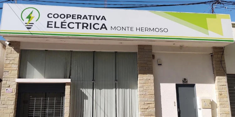 Cooperativa eléctrica de Monte Hermoso frente