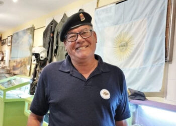 Jorge Troncoso, veterano de Malvinas residente en Monte Hermoso