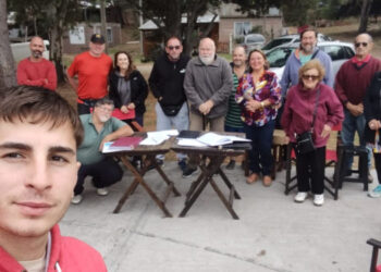 Reunión de la asociación civil vecinos de Sauce Grande