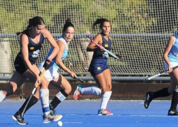 La cancha sintética de agua de Monte Hermoso fue sede del Campeonato Regional de Clubes C de damas