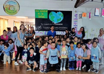 El Jardín de Infantes 901 lanzó un desafío ambiental para los niños de todas las salas y sus familias