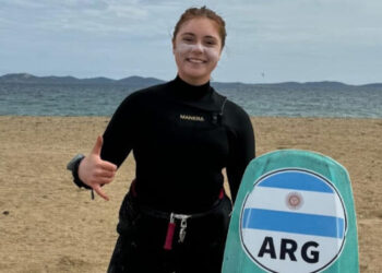 Catalina Turinzo en Francia antes del comienzo del mundial