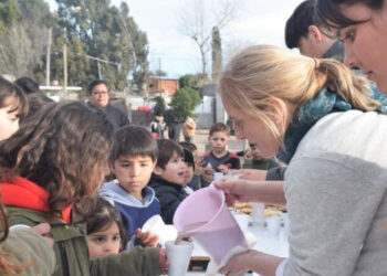 Satisfacción y agradecimiento de Primero Monte Hermoso por la celebración del 9 de Julio en Barrio Esperanza