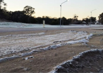 ola polar en Monte Hermoso