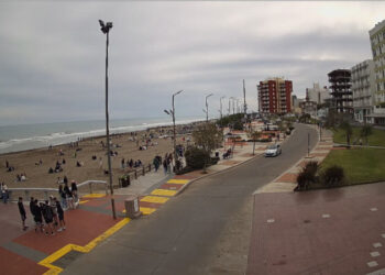 La playa céntrica de Monte Hermoso en vivo