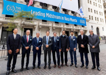 TGS 30 años en la bolsa de New York