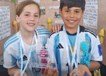 Orgullo montermoseño. Alumnos de la Primaria 2 pasaron a la final nacional de la Feria de Arte, Ciencia y Tecnología