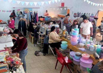 Acción comunitaria de Primero Monte Hermoso. Los referentes se mostraron satisfechos con su primera feria de artesanos