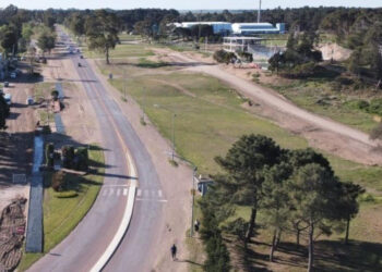 Brindaron detalles sobre las obras que se están ejecutando en el ingreso a la planta urbana de Monte Hermoso