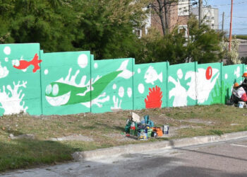 Arte callejero en Monte Hermoso