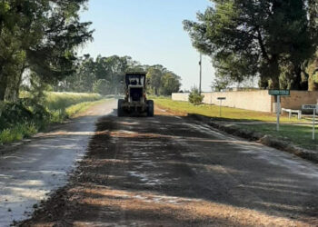 Trabajos en el camino de acceso a Marisol