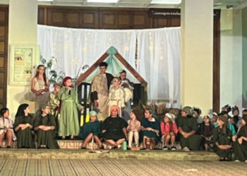 Pesebre viviente parroquia Stella Maris