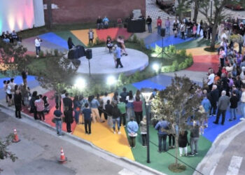 «Monte Hermoso es una ciudad empática e inclusiva» dijo Arranz en la inauguración de la Plazoleta de la Diversidad