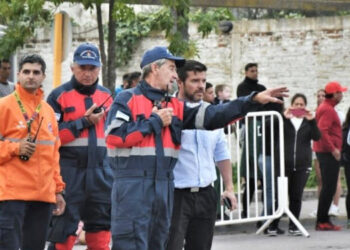 Presentaron la Dirección de Protección Civil de Monte Hermoso con la simulación de una situación de emergencia