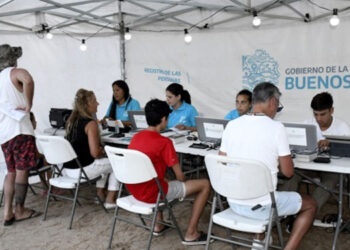 Operativo verano registro de las personas