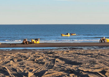 Pesca artesanal en Monte Hermoso
