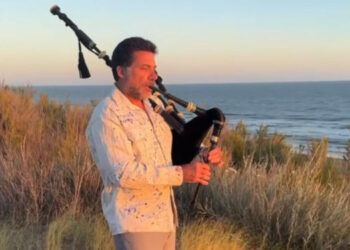 Los atardeceres mágicos de Monte Hermoso tienen escenario con música de gaita en Sauce Grande