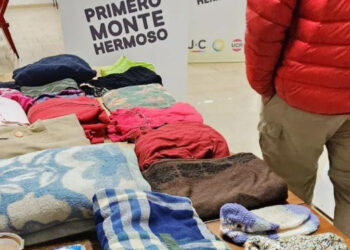 Primero Monte Hermoso colecta para Bahía Blanca