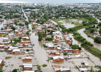Temporal de lluvia e inundaciones en Bahía Blanca