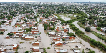 Temporal de lluvia e inundaciones en Bahía Blanca