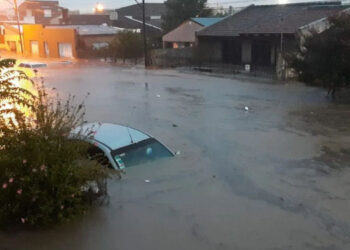 Temporal de lluvias en Bahía blanca