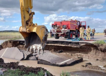 Vialidad Nacional actualizó el informe sobre el estado de las rutas tras la copiosa lluvia de las últimas horas en Bahía Blanca