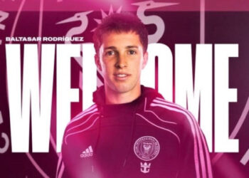 Baltasar Rodríguez ya se puso la pilcha del Inter Miami donde jugará ahora con Messi. Emotiva despedida de Racing