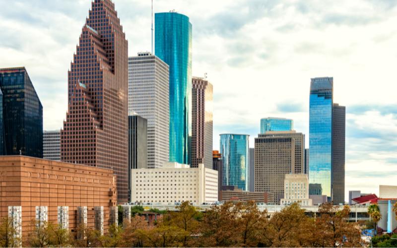 Houston Texas rascacielos