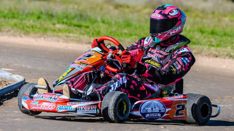 Alajandro Mandolesi karting SUPA