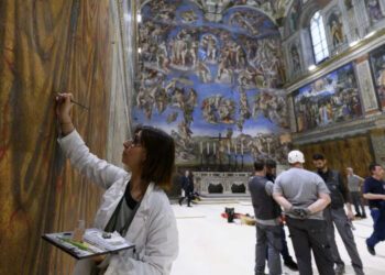 Capilla Sixtina preparativos para el cónclave
