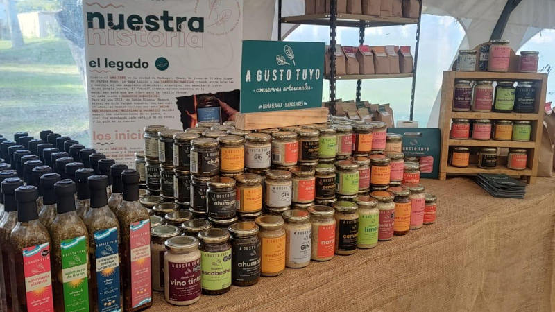 Stand de A gusto tuyo en Monte Sabores 2025