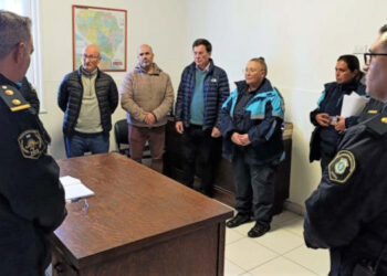 Con la presencia del intendente Chalde asumió el nuevo titular de la departamental de Seguridad en Coronel Dorrego