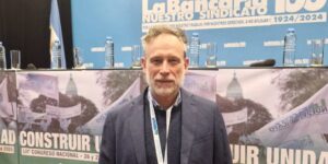 Fernando García, secretario general de la seccional Bahía Blanca de La Bancaria