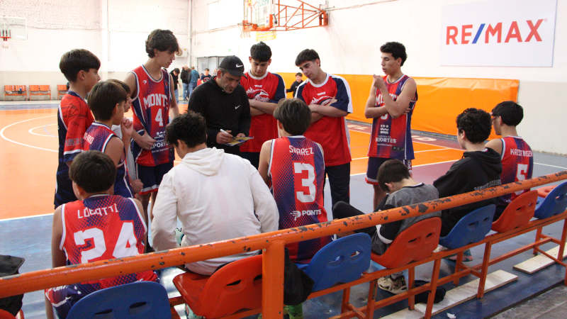 Monte Basket vs San Lorenzo en menores de la ABB