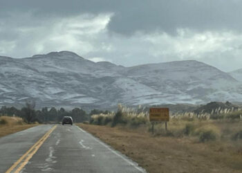 Nieve en Sierra de la Ventana junio 2025