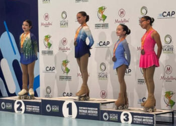 La patinadora dorreguense Tania De Marco obtuvo medalla de oro en el Campeonato Panamericano de Patinaje Artístico de Clubes y Naciones