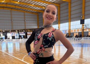 Tina Di Marco patinadora de Coronel Dorrego