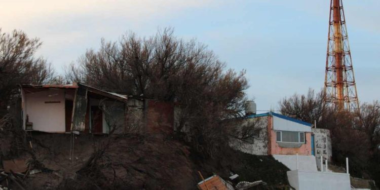 Villa Faro tras la sudestada