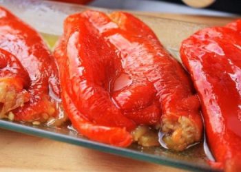 Nada mejor que hecho en casa. Receta sencilla de morrones colorados asados en horno o en freidora de aire