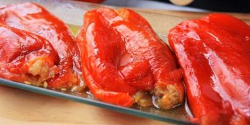 Nada mejor que hecho en casa. Receta sencilla de morrones colorados asados en horno o en freidora de aire