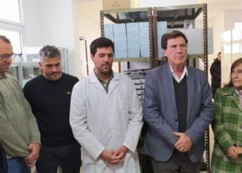 Acto de inauguración del nuevo espacio destinado a la farmacia del Hospital Municipal de Coronel Dorrego