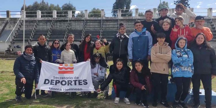 Jornada de ateltismo de personas con discapacidad en Bahía Blanca
