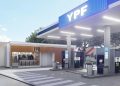 Nueva YPF de Monte Hermoso en Avenida Majluf