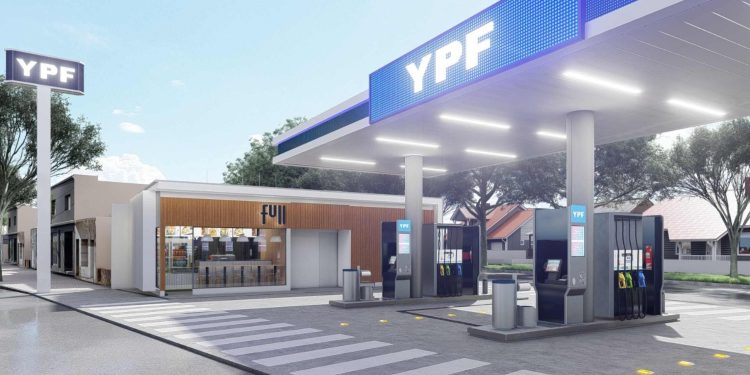 Nueva YPF de Monte Hermoso en Avenida Majluf