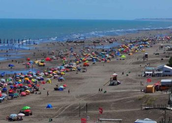 Playa de Monte Hermoso vista aérea