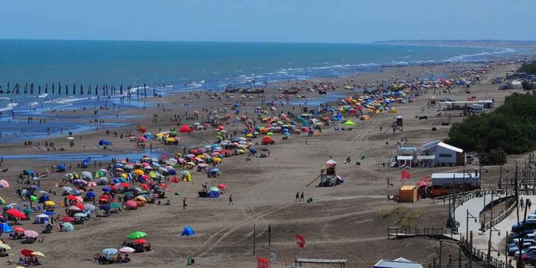 Playa de Monte Hermoso vista aérea