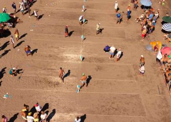 Torneo de tejo en Monte Hermoso