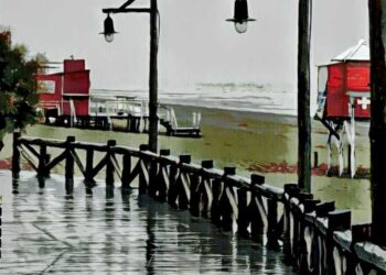 Lluvia en Monte Hermoso
