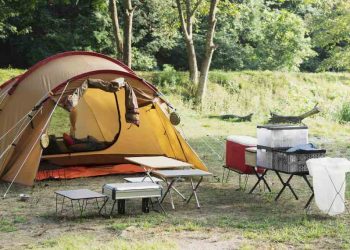 Mesa plegable de camping